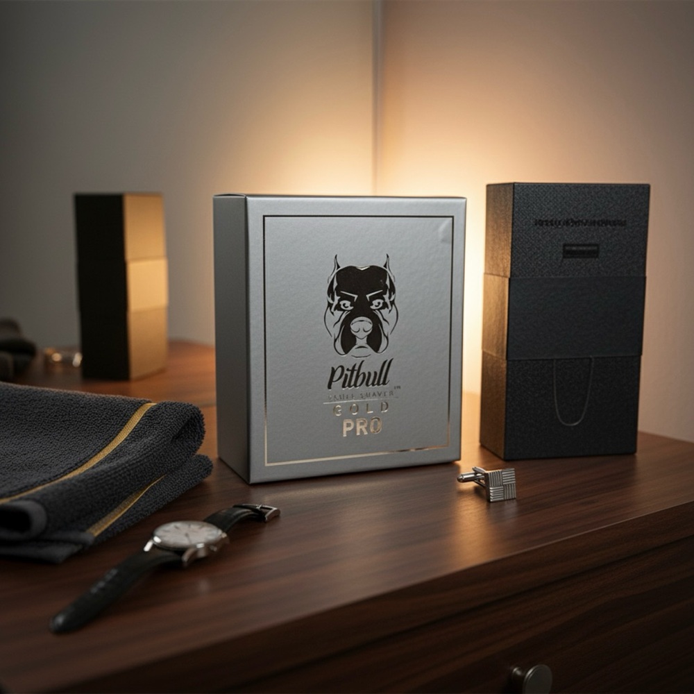 NEW Pitbull Skull Shaver Gold PRO + Mini Beast Trimmer – Factory Sealed